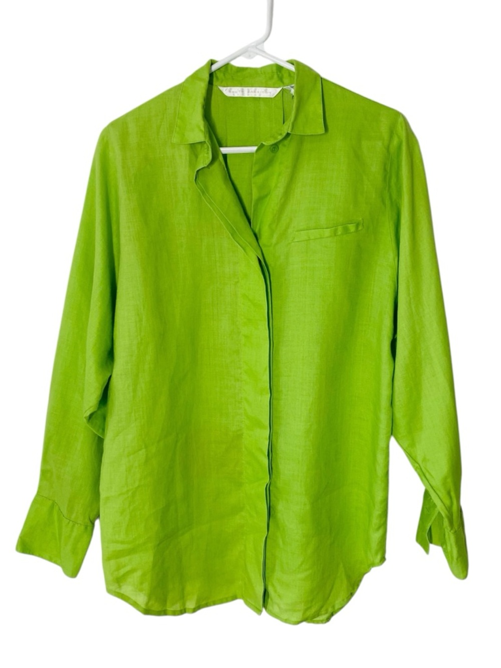 VINTAGE BRETT HARRISON Oversized 100% Linen Shirt - Picture 6 of 8